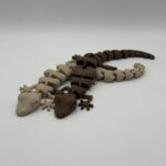 Gecko toy natural
