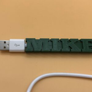 Custom Name Cable Tag
