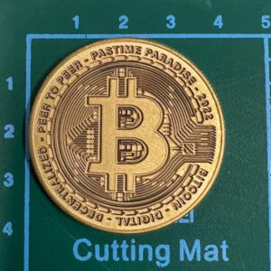 Brass Bitcoin Coin