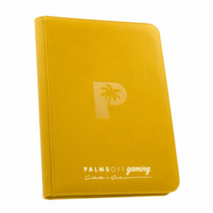 Collector's Series 9 Pocket Zip Trading Card Binder Yellow - Palms Off Gaming
