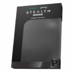 STEALTH 9 Pocket Zip Trading Card Binder Black - Palms Off Gaming