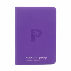 Clear Collector's Series Top Loader Zip Binder Purple - Palms Off Gaming