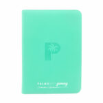 Clear Collector's Series Top Loader Zip Binder Turquoise - Palms Off Gaming