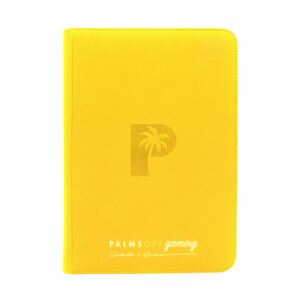 Clear Collector's Series Top Loader Zip Binder Yellow - Palms Off Gaming