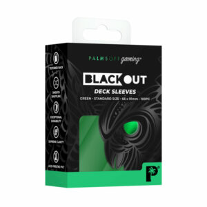 Green Blackout Deck Sleeves