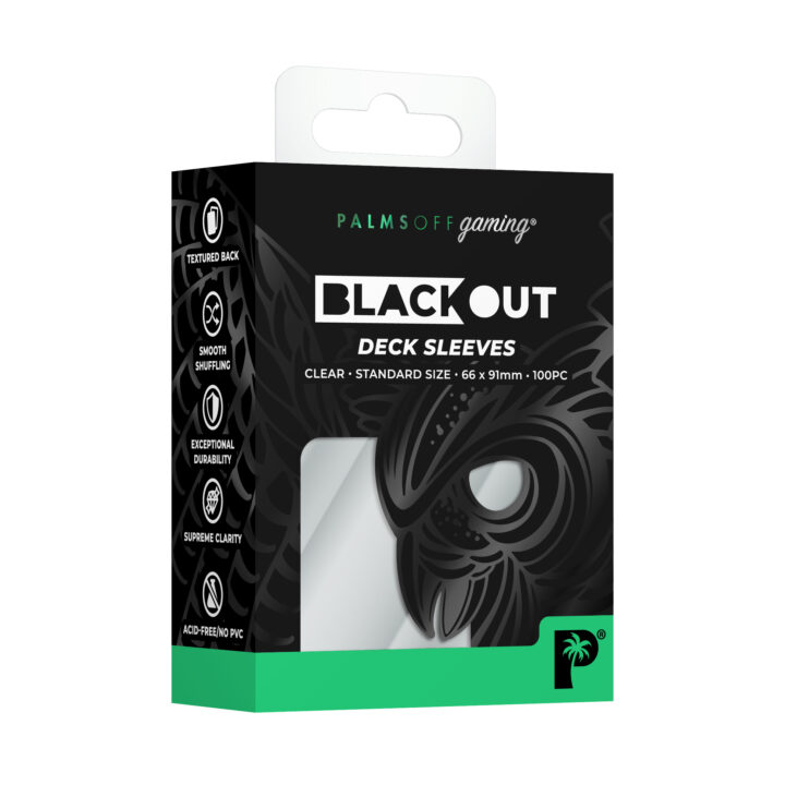 Clear Blackout Deck Sleeves
